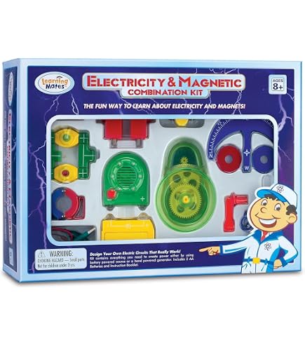 Playz Kit de ingeniería de placa de circuito eléctrico para niños con más de 25 proyectos STEM que enseñan electricidad, voltaje, corrientes, resistencia y ciencia magnética | Regalo para niños de Playz Kit de ingeniería de placa de circuito eléctrico para niños con más de 25 proyectos STEM que enseñan electricidad, voltaje, corrientes, resistencia y ciencia magnética | Regalo para niños de