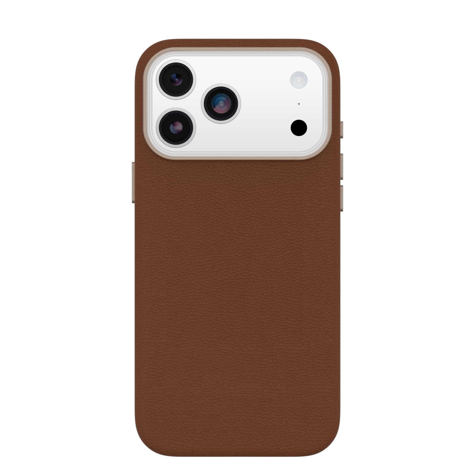 Photo 1 of OtterBox iPhone 17 Pro Max Symmetry Series Cactus Leather Case - Desert Saddle - Brown