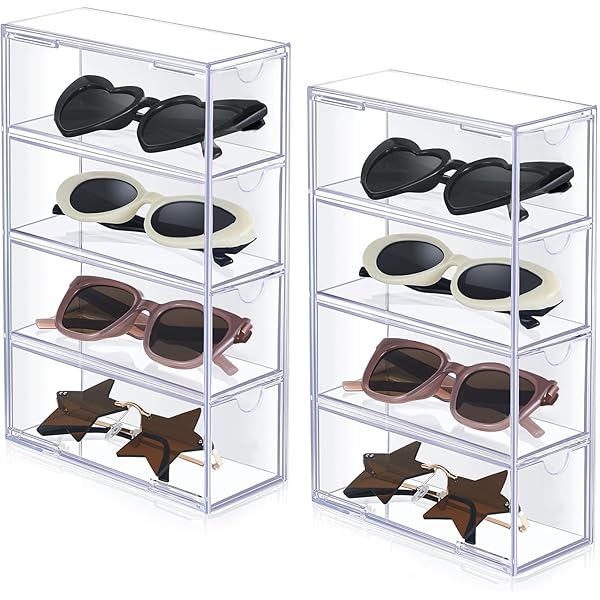 s*e様 always do what you should do ケース Amazon.com: Sintuff 4 Pack Acrylic Sunglass Organizer with 4
