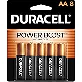 Duracell Coppertop Double AA Batteries with Power Boost Ingredients, 8 Count (Pack of 1) Long-lasting Alkaline Double AA Batt