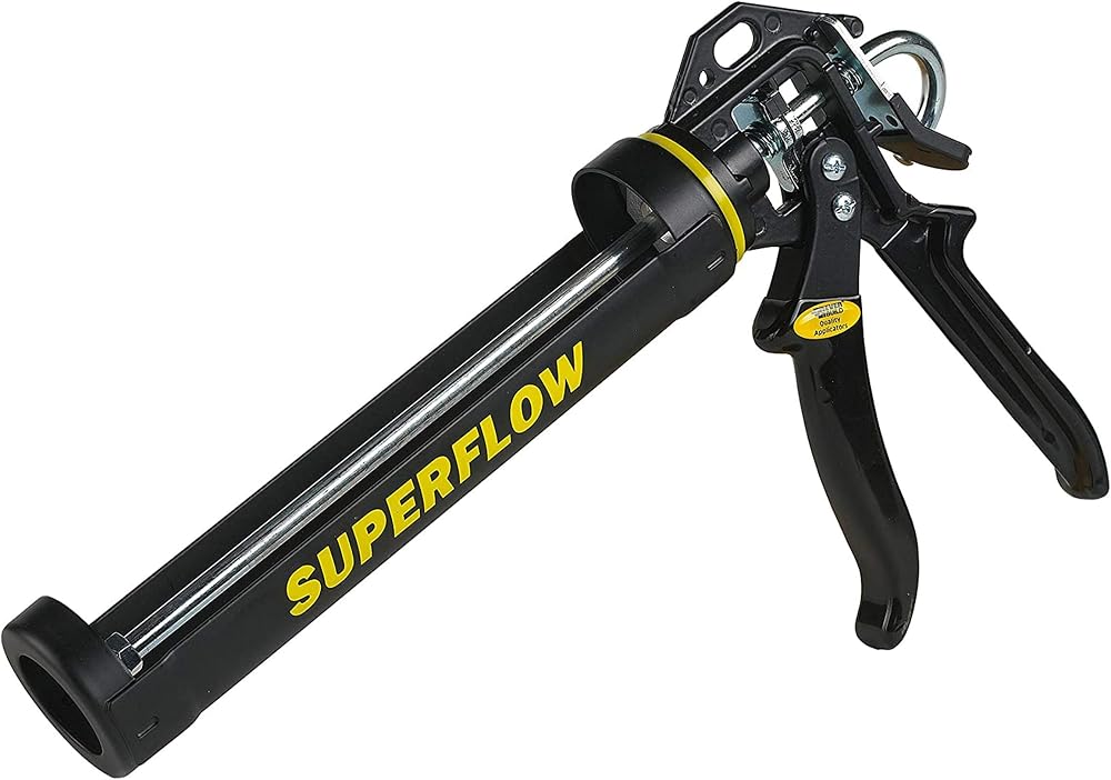 Everbuild Super Flow Sealant Adhesive Cartridge Applicator Gun Rotating Barrel
