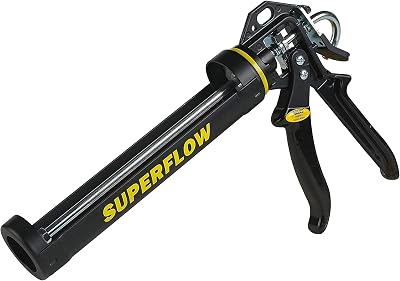 Everbuild Super Flow Sealant Adhesive Cartridge Applicator Gun Rotating Barrel