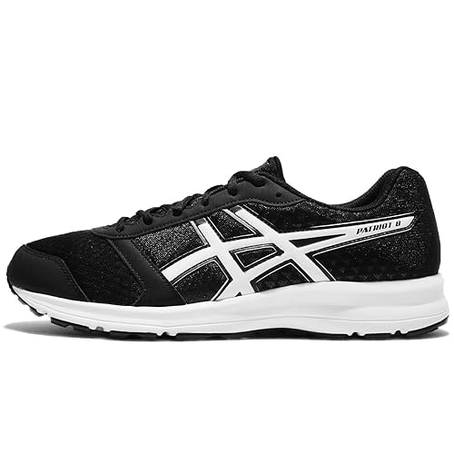 asics patriot 8 black