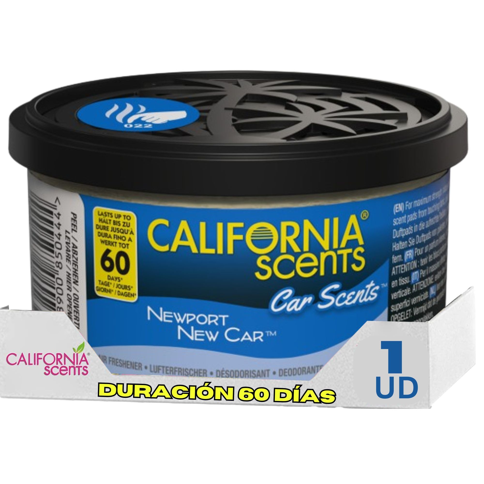 California Scents 20413 CSCANCAR Air freshener-Newport New Car-Can 42gr