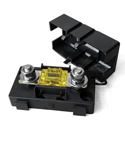 Uxcell AGU Fuse Holder 60A - Gold Plated Connectors, Clear Plastic, For Car Audio & Electrical - View #3