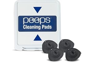 Peeps Carbon Klean Eyeglass Cleaner Replacement Pads, Efficient and Durable Carbon Microfiber Technology - Exclusively Used by NASA (1000 Uses)