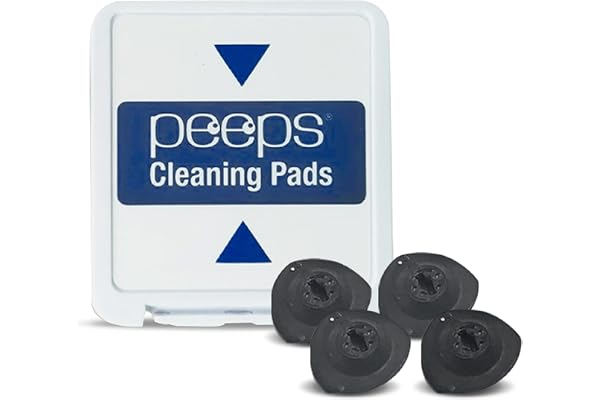 Peeps Eyeglass Lens Cleaner Replacement Pads – Groundbreaking Carbon Microfiber Technology – Used by NASA to Clean Glass – 2