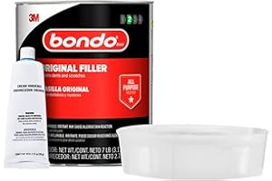 Bondo Original Filler 7 lb with Hardener 2.75 oz, Repairs Dents, Dings, Holes, and Scratches, Multi-Surface Use on Wood, Aluminum, Concrete, and Fiberglass (OR-GAL-ES)