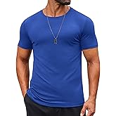 COOFANDY Men's T Shirt Short Sleeve Crew Neck T-Shirts Casual Summer Classic Basic Tees