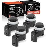 A-Premium Parking Assist Sensor Compatible with Ram, Jeep &amp; Dodge | Backup Sensor for 1500/2500/3500 2019-2023, Wrangler 2018-2023, Gladiator 2020-2023, Durango 2023, 4-Pack
