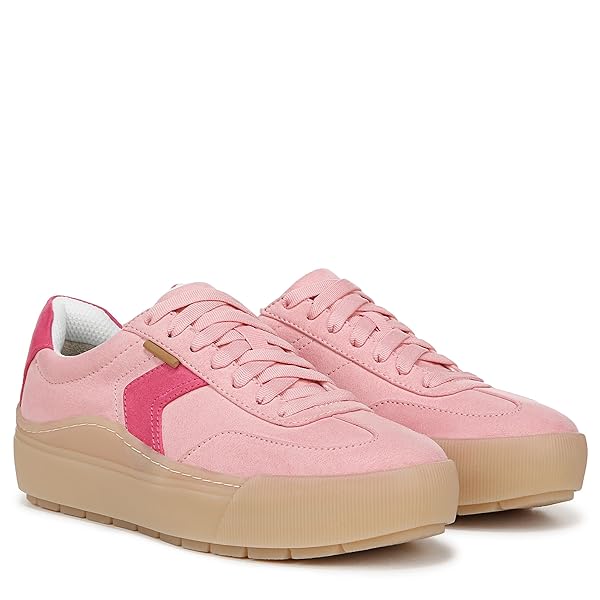 DR. SCHOLL’S WOMEN’S TIME OFF WIN SNEAKER PINK LEMONADE FABRIC 5 M