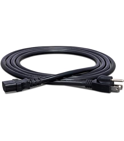 Amazon.com: Hosa PWC415 Power Cord IEC C13 to NEMA 515P 15 Foot