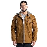 Wrangler Men's Quilted Lined Jacket with Sherpa