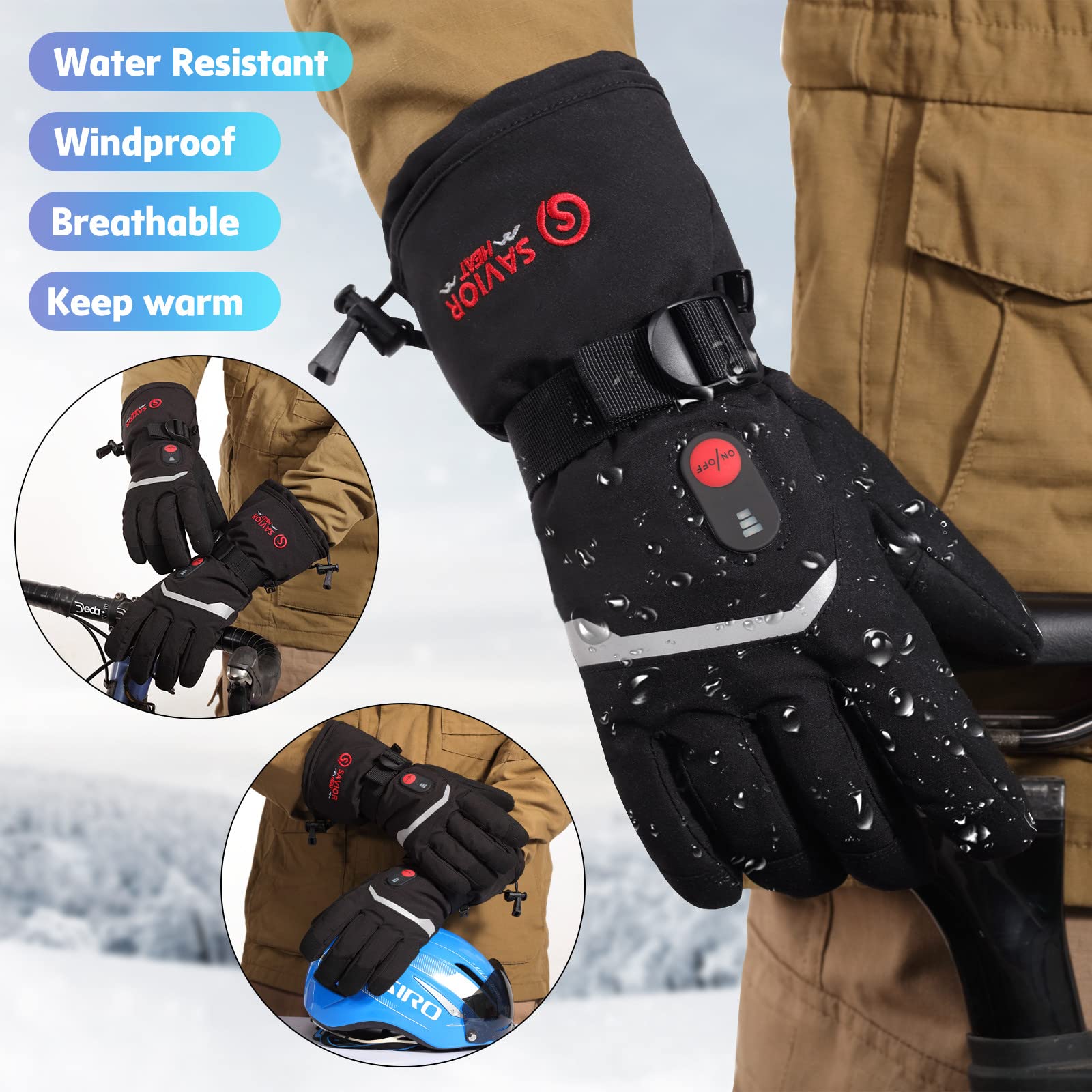 Rechargeable Electric Heated Gloves