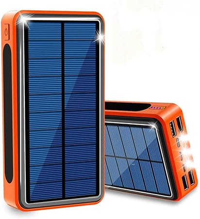モバイルバッテリー 大容量 30000mah ソーラー チャージャー 急速充電 ipx6防水 ledランプ搭載 4台同時充電 スマホ 4usb出力 3usb入力 ソーラー充電器 太陽光で充電可能 携帯充電器 持ち運び便利 地震 災害 旅行 出張 アウトドア活動など