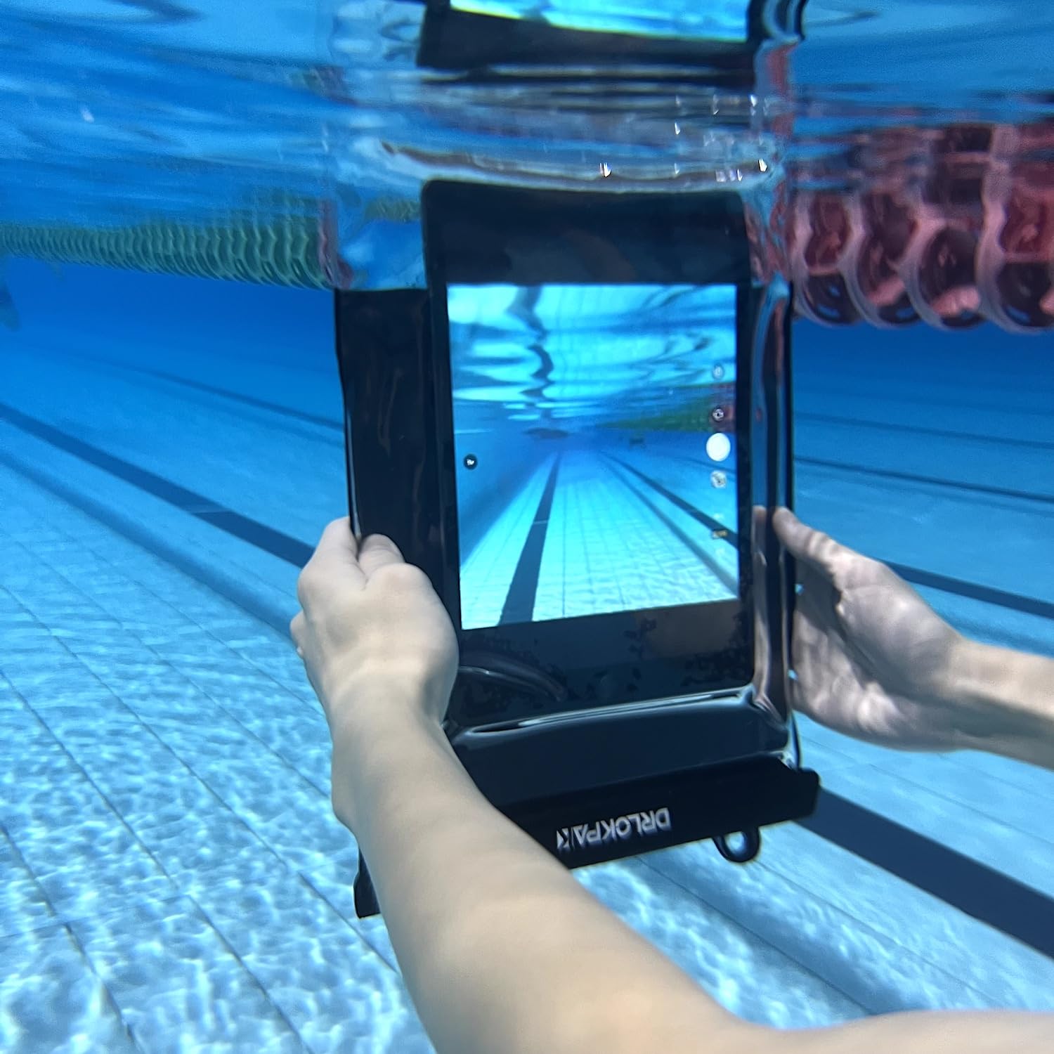 DRLOKPAK Waterproof eReader Case Cover Tablet Holder Floating Dry Bag Pouch for Kindle Paper White Oasis Fire 7 HD 8 Nook HD 9 Kobo Libra 2 iPad mini Tab 7 Nexus 7