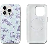 Sonix Protective Phone Case for iPhone 15 Pro | Compatible with Magsafe | 10ft Drop Tested | Bleu Toile