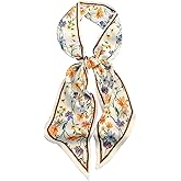 DYUXIRT Head Scarf Purse Handle Neck Satin Hair Scarfs For Bag Lightweight Silky Long Thin Women's Fashion Scarves 59 * 5.9”