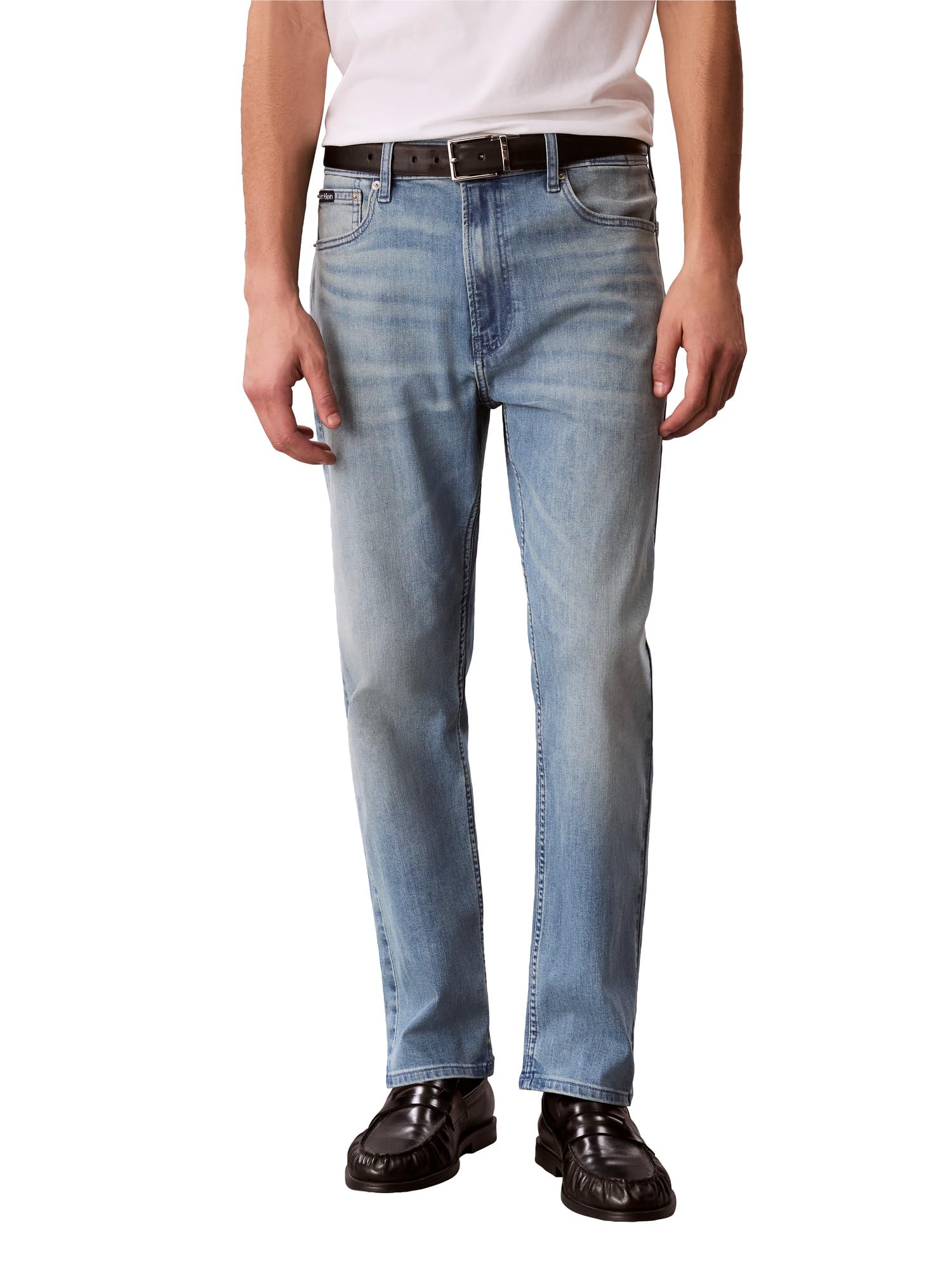 Calvin Klein Men's Straight High Stretch Jeans Image