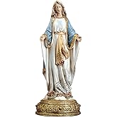 Joseph's Studio by Roman, 10.25" H Our Lady of Grace Figure, Heavenly Protectors, Renaissance Collection, Religious Home Decor, Devout Gift,