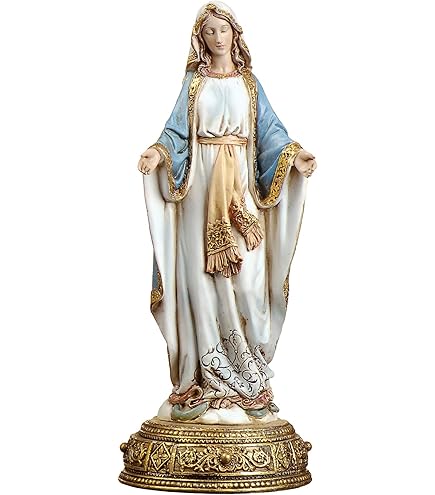 聖母マリア像 Our Lady of Grace 約20,5cm Amazon.com: BC Catholic Our Lady of Grace Statue, 13.5