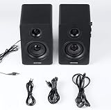 Sanyun SW208 3'' Active Bluetooth 5.0 Bookshelf Speakers 60W DAC 24bit Pair view 7