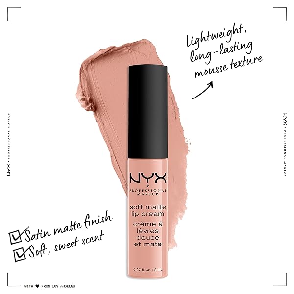 NYX NYX PROFESSIONAL MAKEUP SOFT MATTE LIP CREAM, HIGH-PIGMENTED CREAM LIPSTICK IN CAIRO