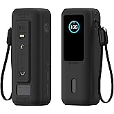 Silicone Case for Anker Laptop Power Bank (25,000mAh 165W) 1/4" Nut Hole,SD/SIM Card Storage, Display Protection&Dustproof, T