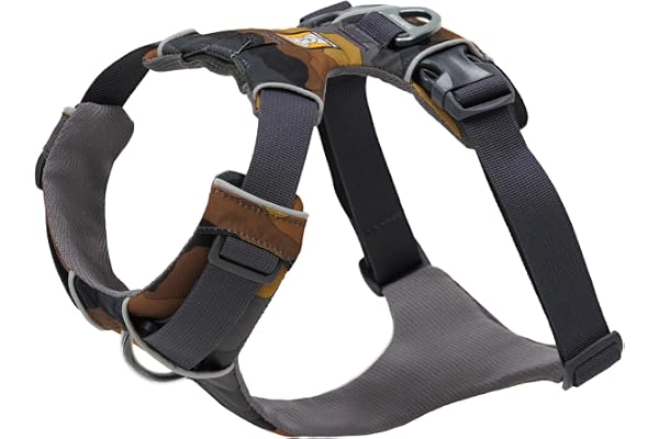 Ruffwear, Front Range Dog Chest Harness, Moonlight Mountains, Large/X-Large | Four Points of Adjustment, Foam Padded for All-