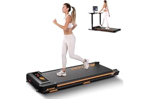 ACTFLAME Walking Pad Treadmill, Under Desk Treadmill for Home and Office, 2 in 1 Portable Treadmill with Remote Control, Compact Treadmill 265LB Capacity for Walking and Jogging