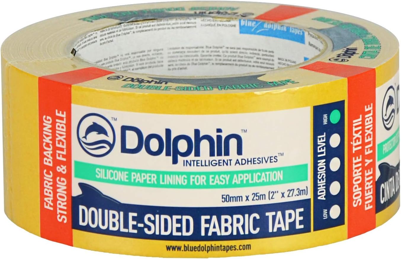 Fixtout Double-Sided Adhesive - (HAVANA) - DSCL 50 mm x 25 m, blue, 25m