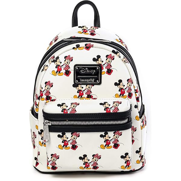 Disney Wondapop Designer Series Mickey and Minnie Mouse Love Pebbled Backpack WondaPop Designer Series Mickey and Minnie 12 main image 3