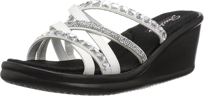 skechers rhinestone slides
