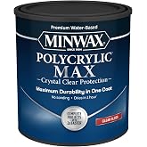 Minwax Polycrylic Max , Gloss, Clear, 1 Quart