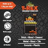 T-REX Tape Extreme Hold Double Sided Mounting Strips 24 lb Black 8 Strips view 3