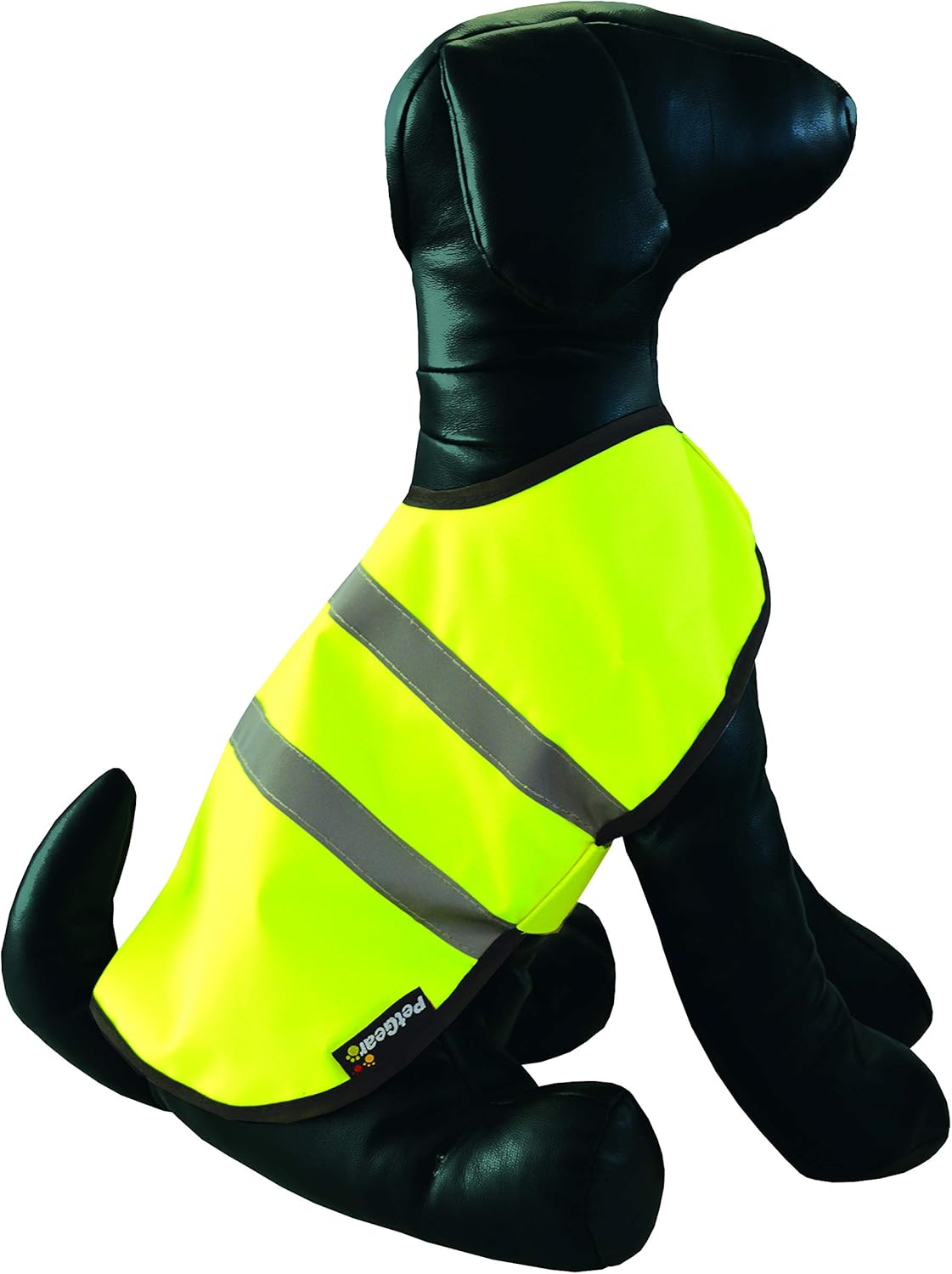Pet Gear High Visibility Dog Coat Water Resistant Reflective Outdoor Jacket Warm Comfortable Windproof Adjustable Easy to Wear for All Breeds 24”