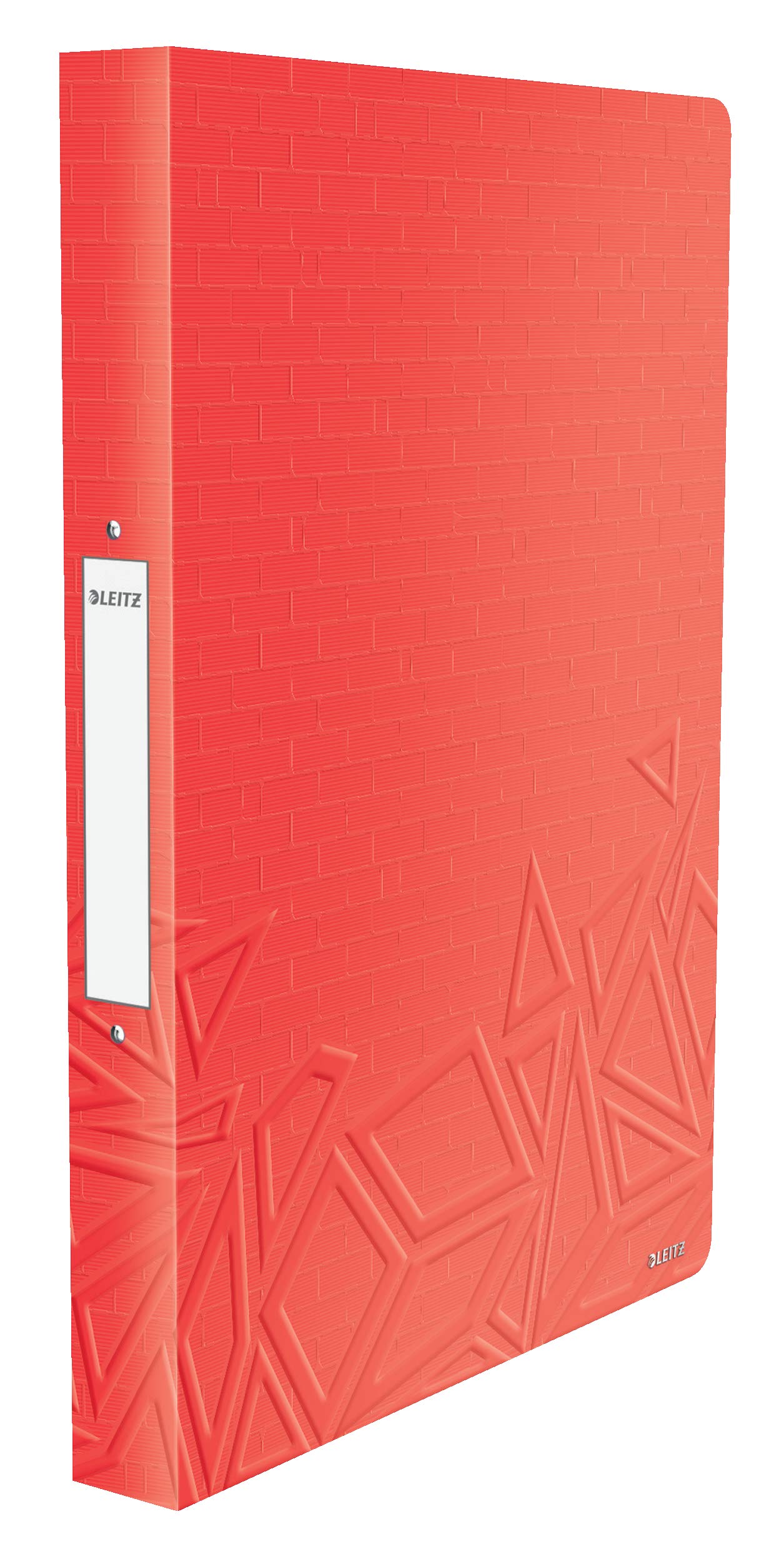 Leitz Urban Chic A4 Ring Binder, Red, 26mm Spine Width, 2 Ring Mechanism, Urban Chic, 42070020