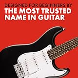 Fender Squier Debut Stratocaster Laurel Fingerboard White Pickguard Black view 4