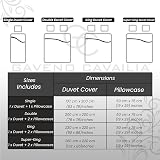 GC GAVENO CAVAILIA Duvet Cover Set Reversible Grey Bard sley Check Double view 5