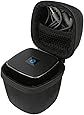 Khanka Hard Case Travel Carrying Storage Bag for EC Technology Enhanced BASS+ Portable Wireless Bluetooth 4.0 Speaker (S10-BT001). Mesh Pocket for USB Cable