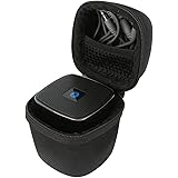 Khanka Hard Case Travel Carrying Storage Bag for EC Technology Enhanced BASS+ Portable Wireless Bluetooth 4.0 Speaker (S10-BT001). Mesh Pocket for USB Cable