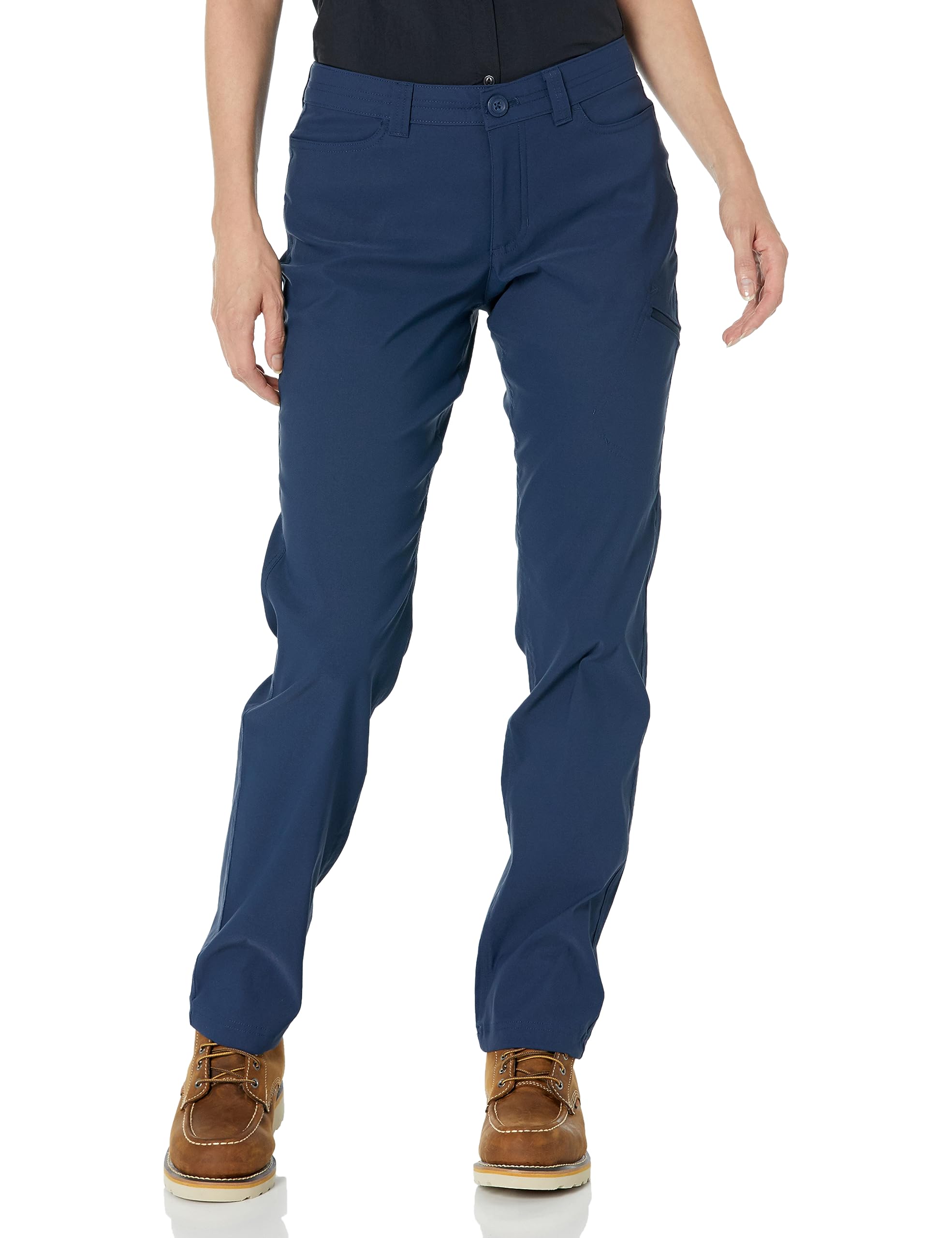 Eddie Bauer Women’s Rainier Pant, Med Indigo, 14