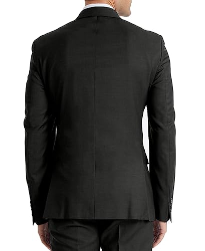 Calvin Klein Men's Slim Fit Suit Separates Wool Jacket Pants