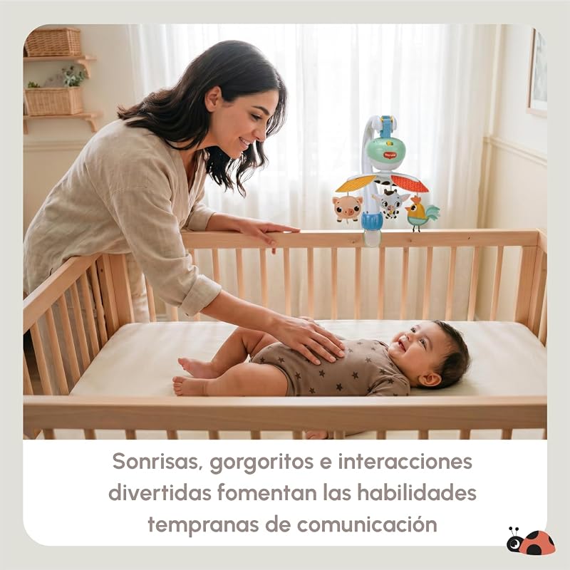 Berço de bebé musical portátil 3 em 1, para a quinta