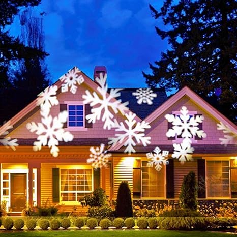 Lámpara de Proyector Navidad,Lámpara de Proyector de Copo de ...