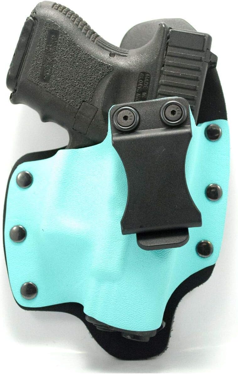 Amazon Com Infused Kydex Usa Light Blue Iwb Hybrid Concealed Carry Holsters For More Than 180 Different Handguns Left Right Versions Available Sports Outdoors