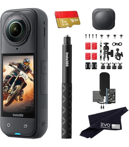 Amazon.com : Insta360 X5 Bike Bundle-8K Waterproof 360 Action