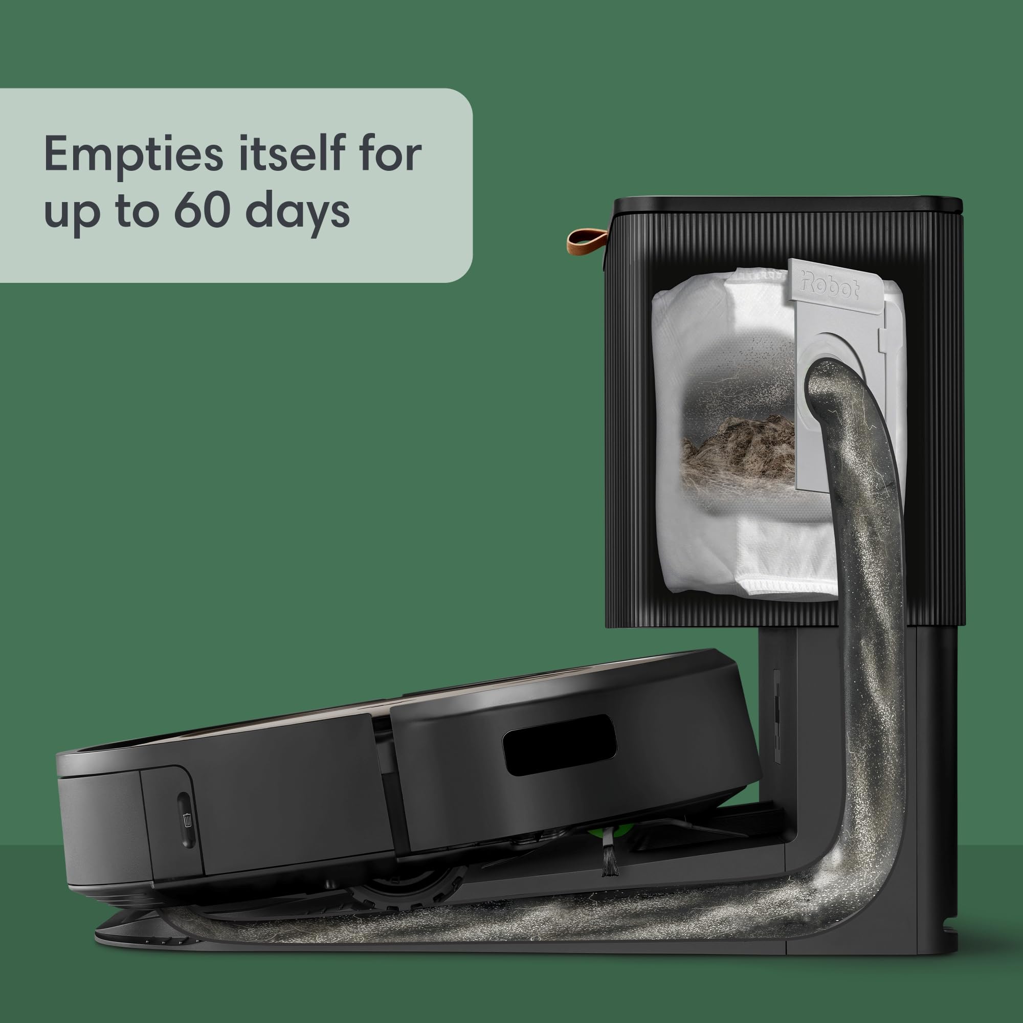 iRobot Roomba j9+ Self-Emptying Robot Vacuum – Powerful Suction, Identifies and Avoids Obstacles Like pet Waste, Sel-Empties for 60 Days, Best for Homes with Pets, Smart Mapping, Works with Alexa​ - Image 7