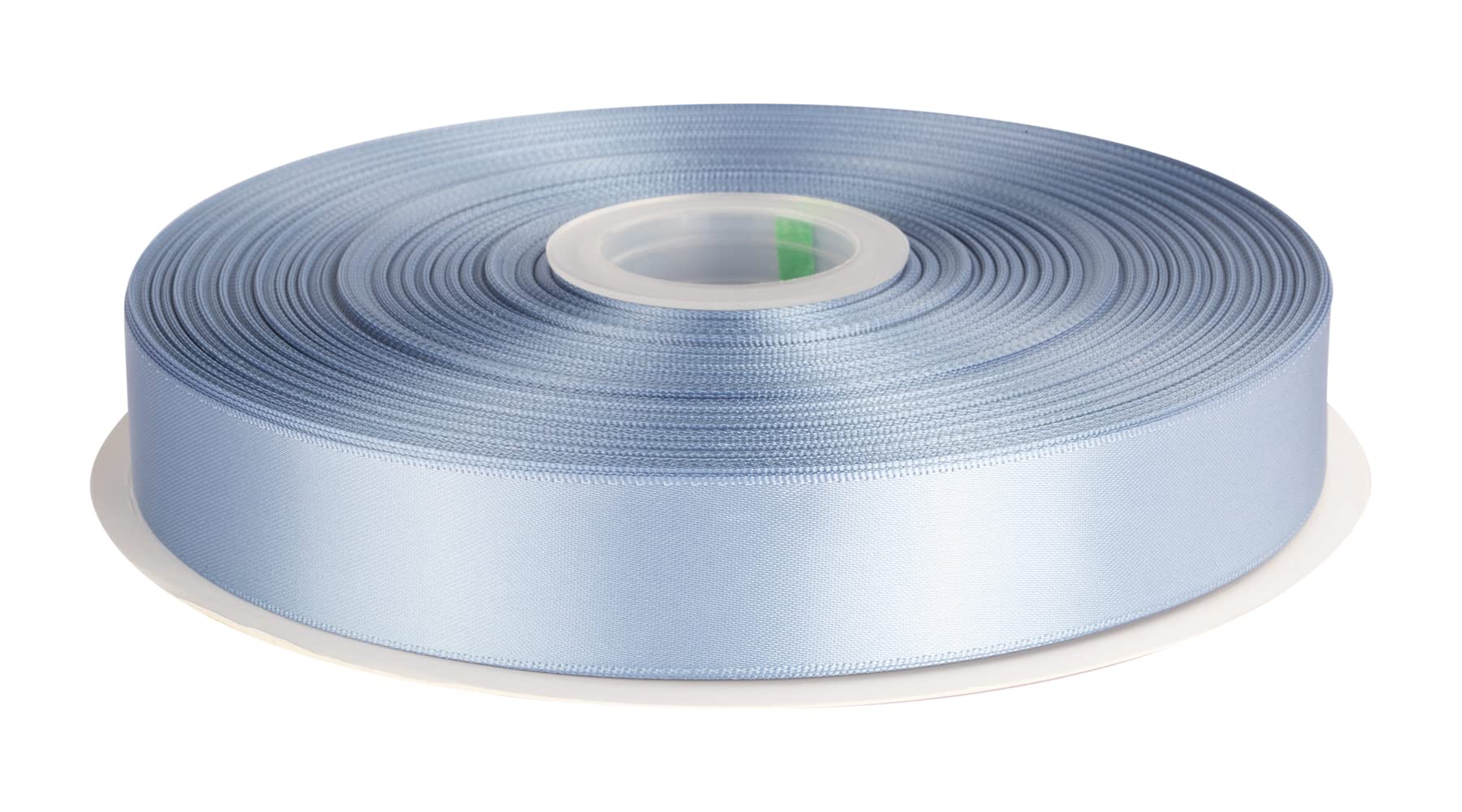 Double Faced Satin Ribbon, 25mm X 91M, Solid Polyester Ribbon for Gift Wrapping, Crafts, Wedding Party Ceremony Decoration, Floral Arrangement, Sewing (French Blue)