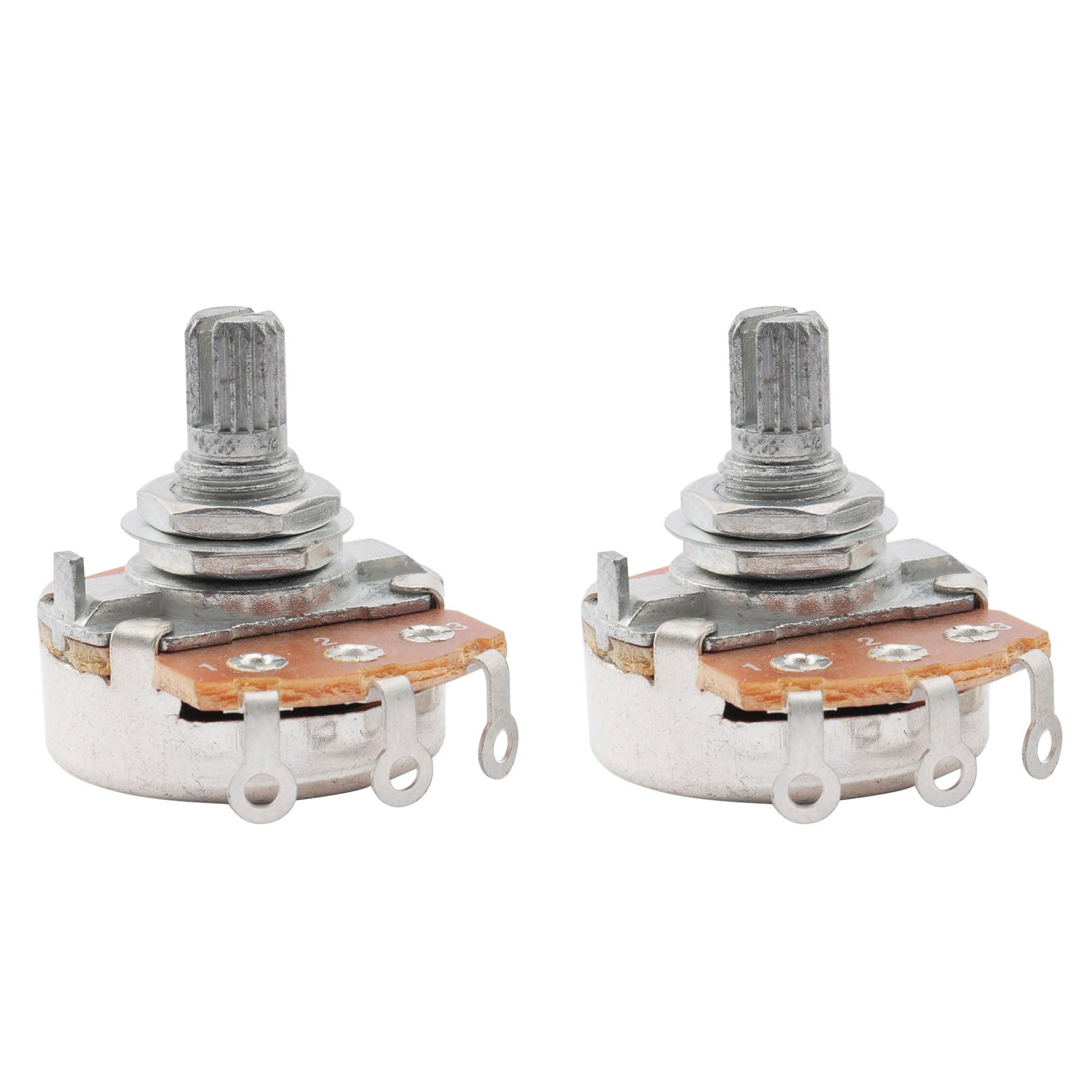Musiclily Metric Full Size 15mm Split Shaft Pots B500K Guitar Potentiometers (2 Pieces) — image 1